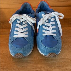 Birdies Blue and Orange Women's Sneakers